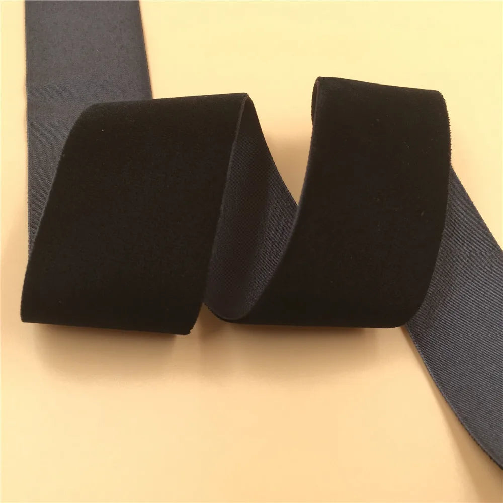 Velvet Ribbon 38MM 1/3/5Yards Wine gold black blue
