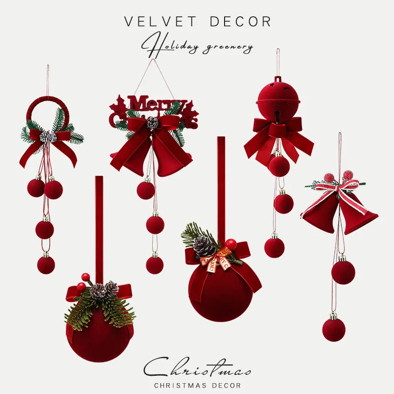 Christmas Ball Ornament Nordic Bells Decorations