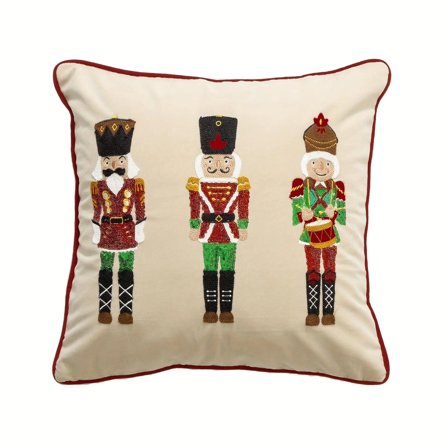 Nutcracker Cushion Cover– Holiday Edition
