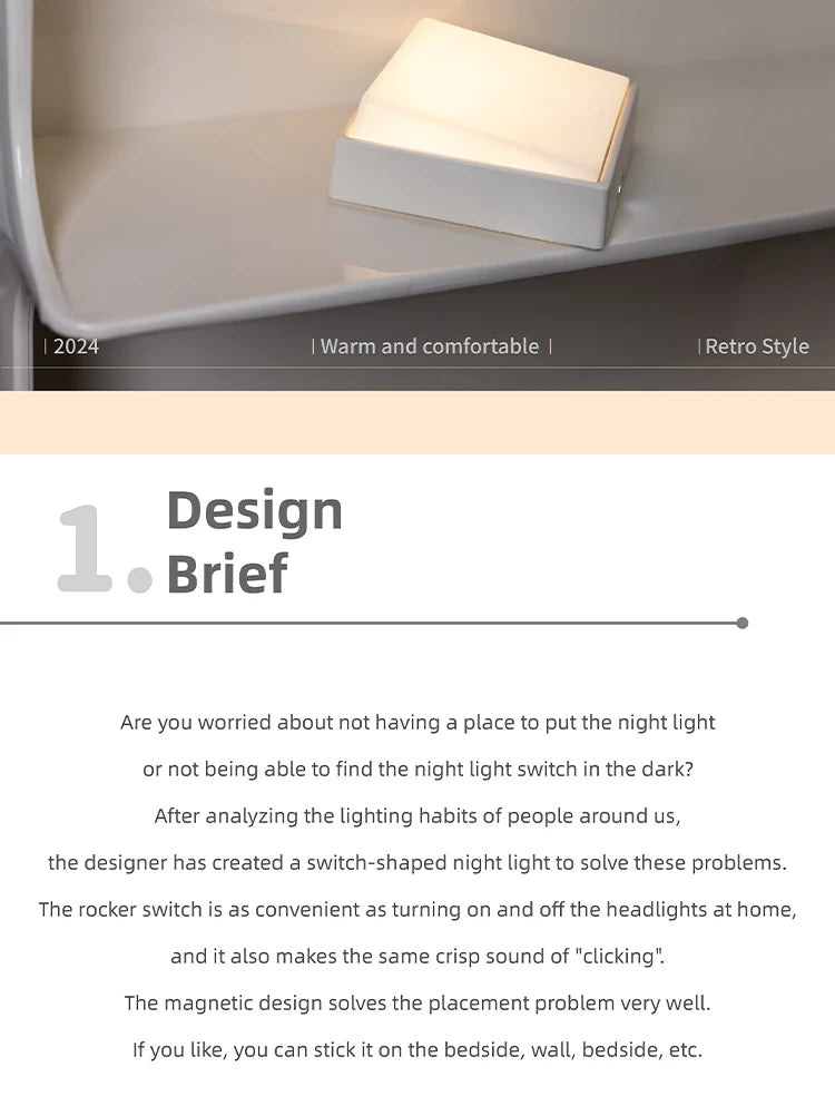 LED Modern Bedside Table Lamp