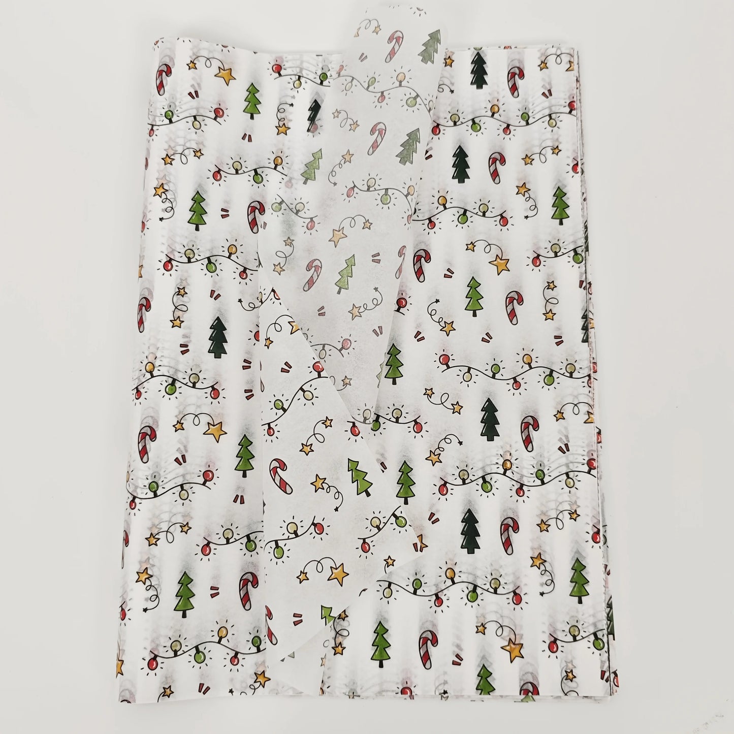 10/20 Sheets of Christmas Lantern Pattern Gift Paper, 20*14inch