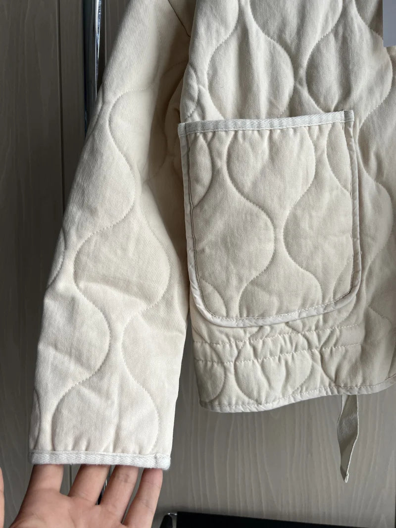 Quilted Oversized Short Jacket