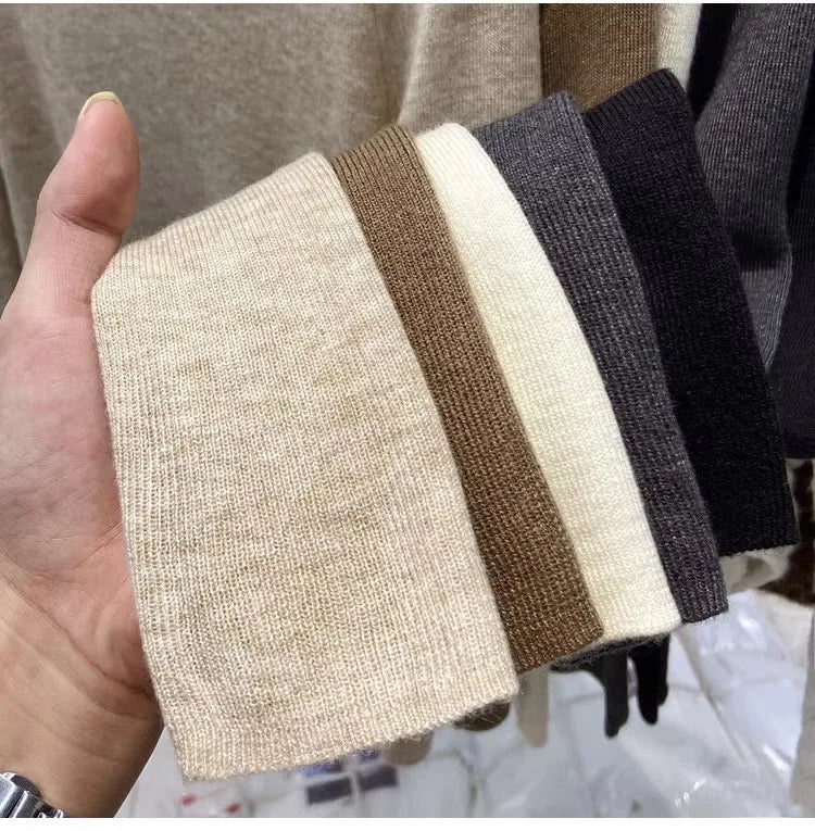 Autumn Winter 2025 Women New Turtleneck Slim Fit