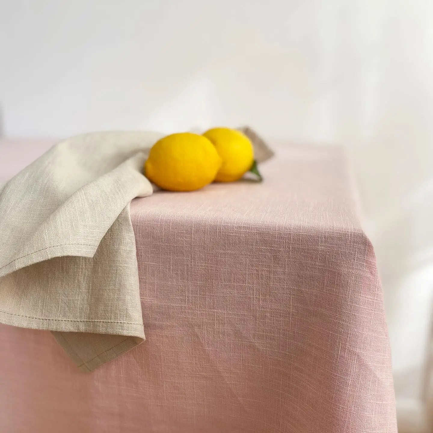 Pure 100% Linen Napkins Cloths (4PCS, 40X40CM)