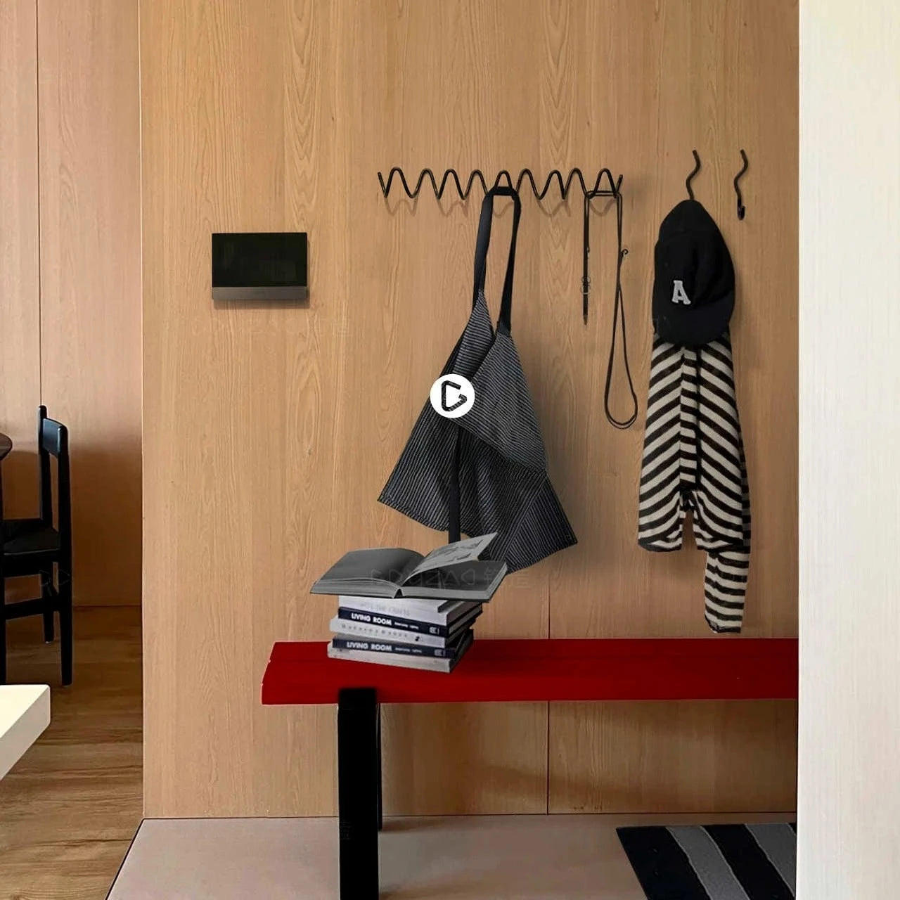 Wave Bathroom Towel Bar