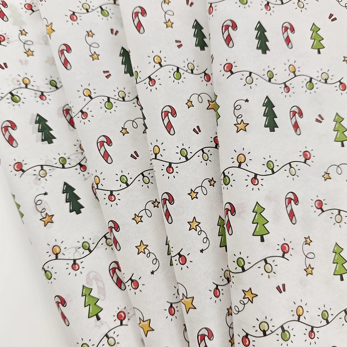 10/20 Sheets of Christmas Lantern Pattern Gift Paper, 20*14inch
