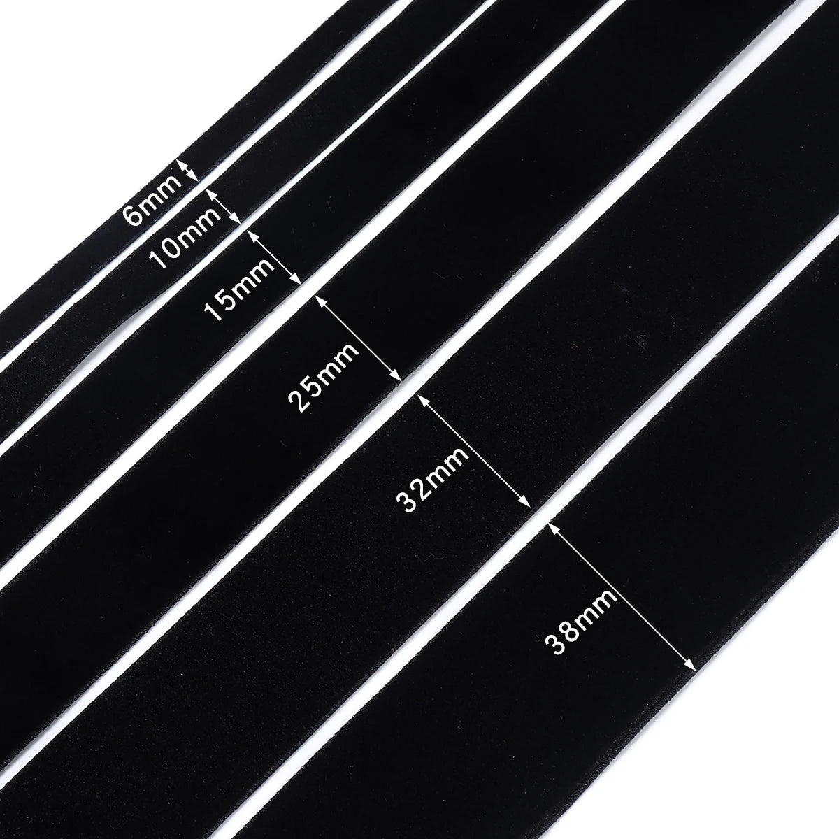 5-10yards/roll Velvet Gift Ribbons Black Wine Red