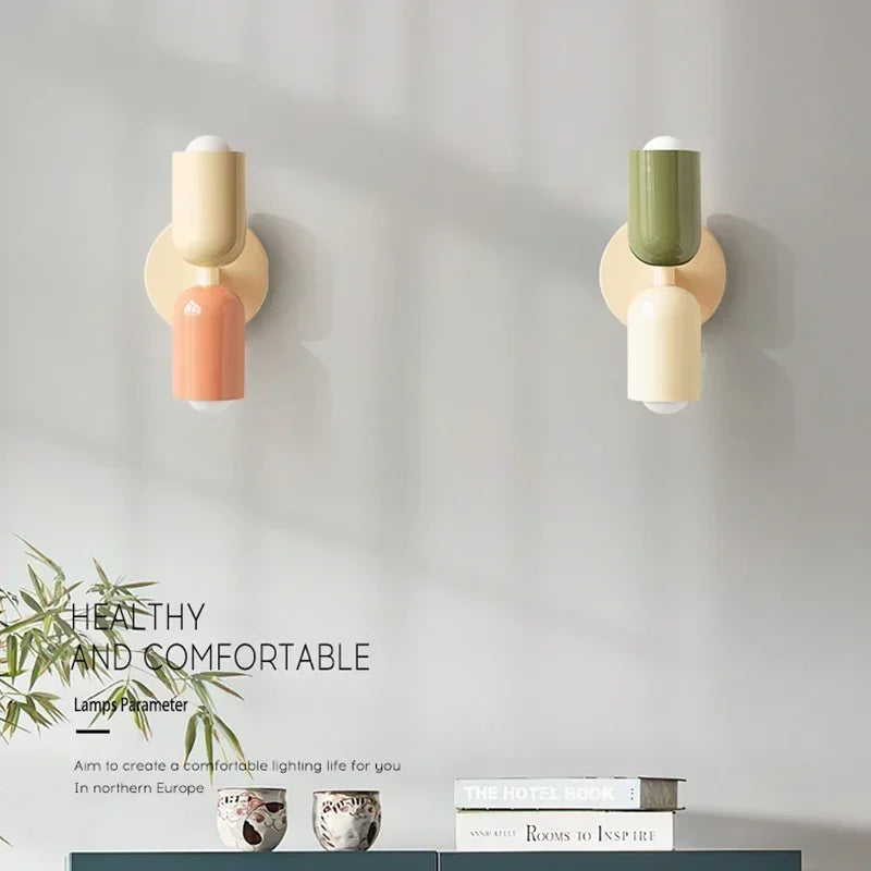 Colorful Up-Down Wall Lamp