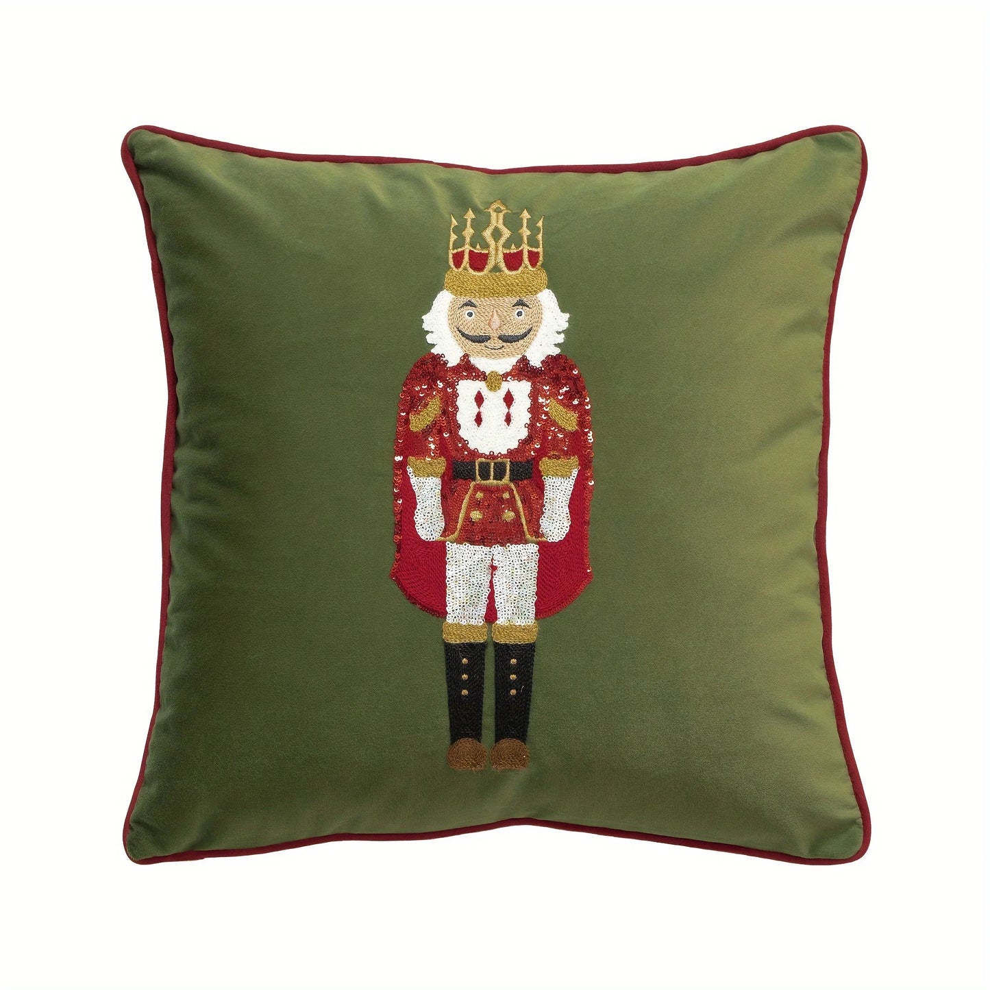Nutcracker Cushion Cover– Holiday Edition