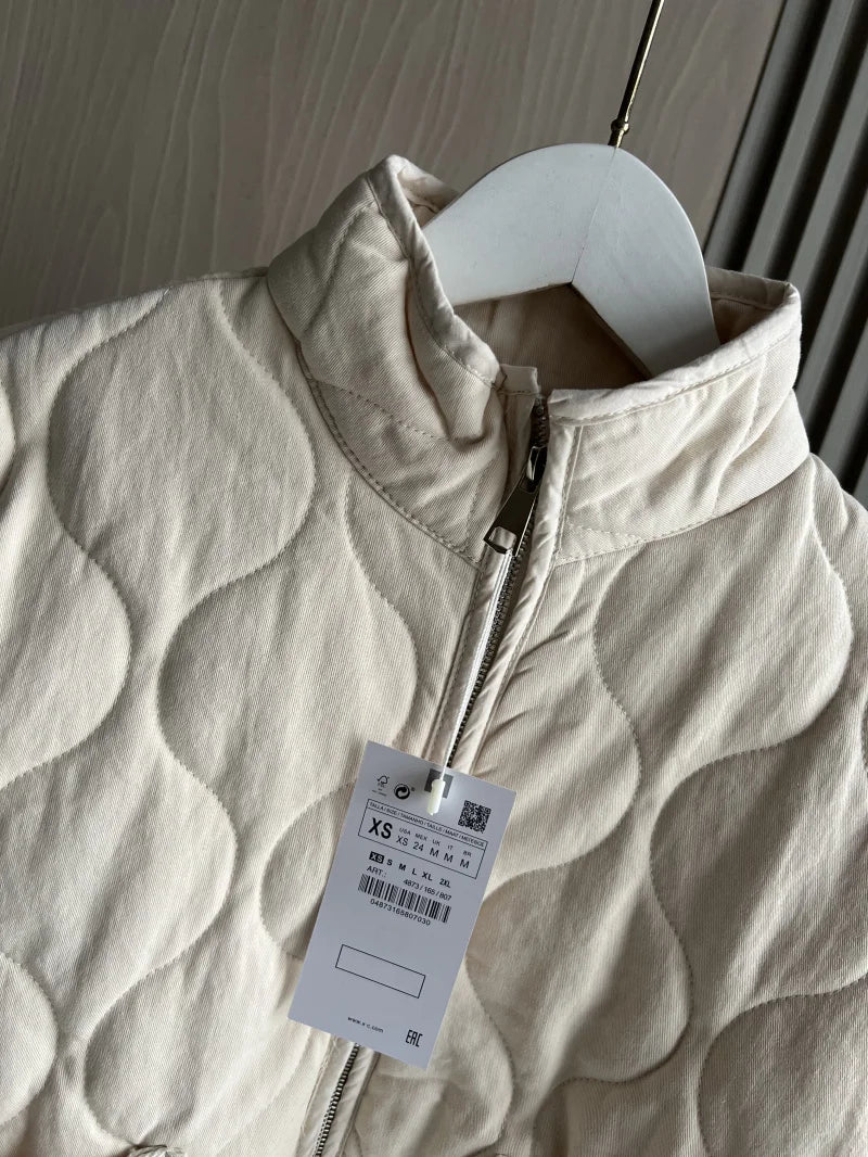 Quilted Oversized Short Jacket