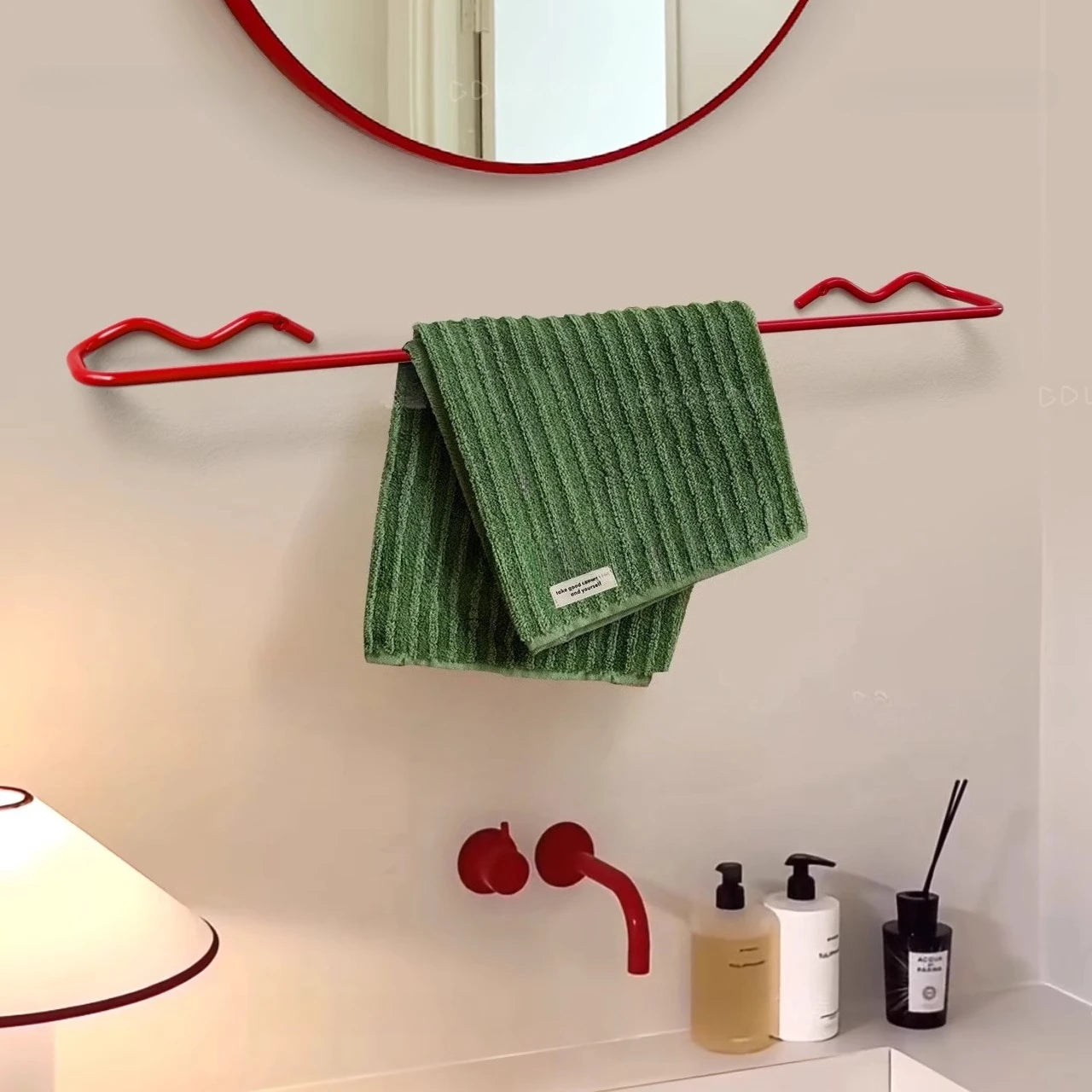 Wave Bathroom Towel Bar