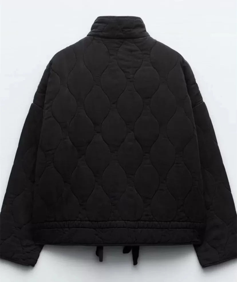 Quilted Oversized Short Jacket