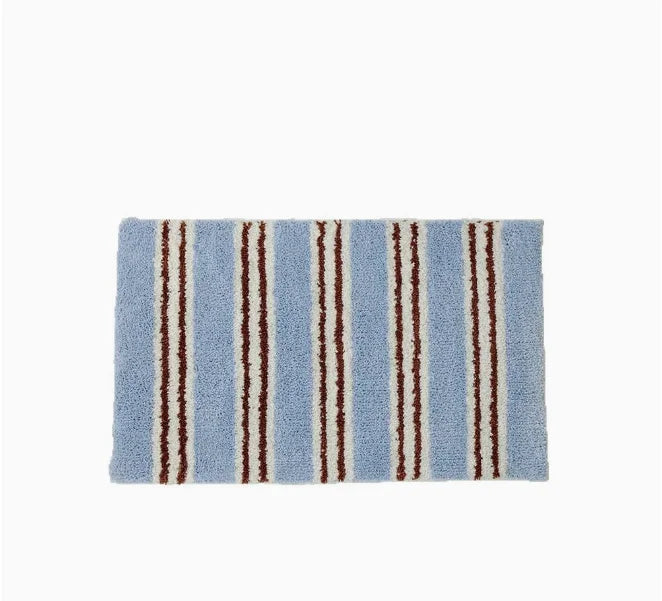 Stripe Tufting Grids Soft Rug