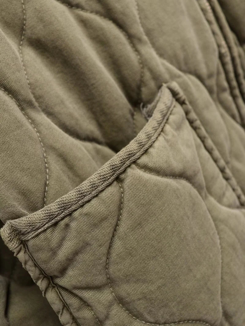 Quilted Oversized Short Jacket