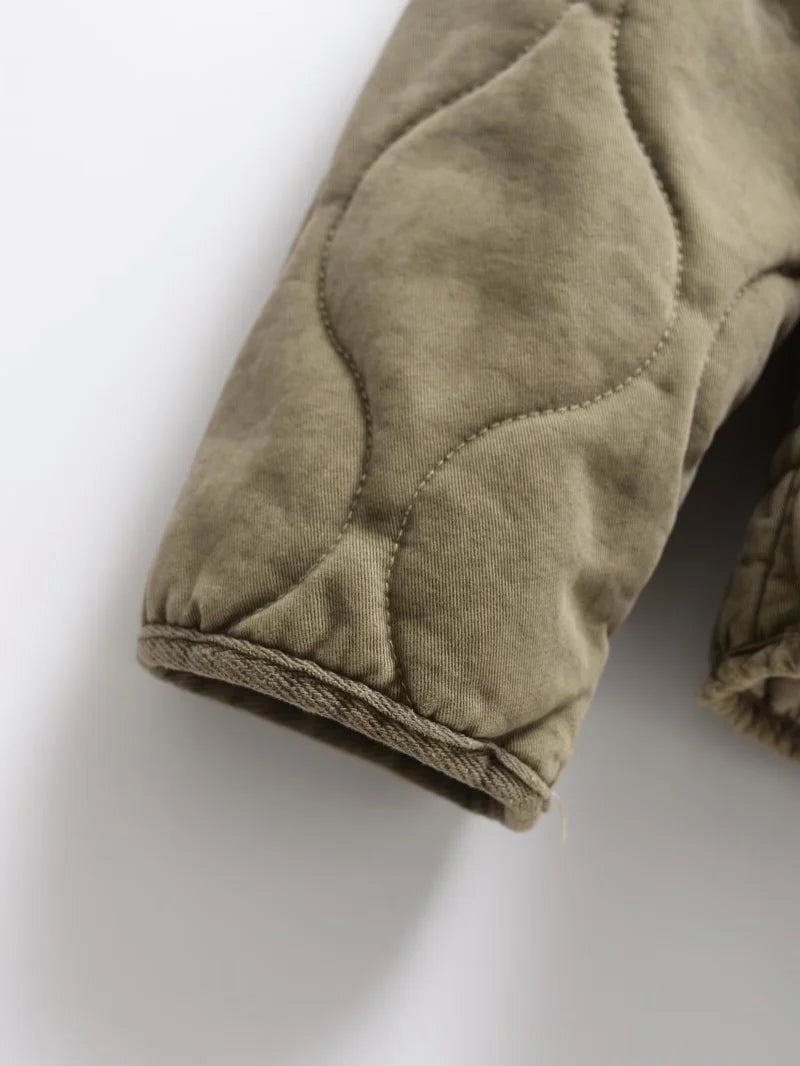 Quilted Oversized Short Jacket