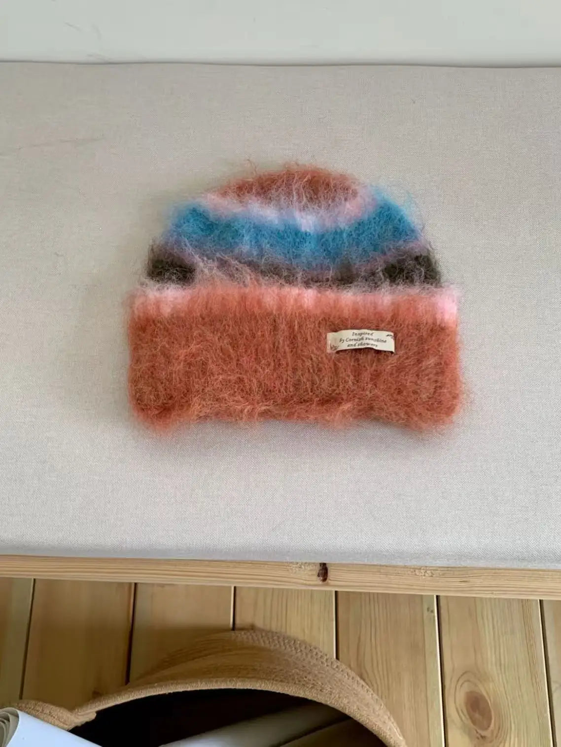Striped Rainbow Beanies & Gloves
