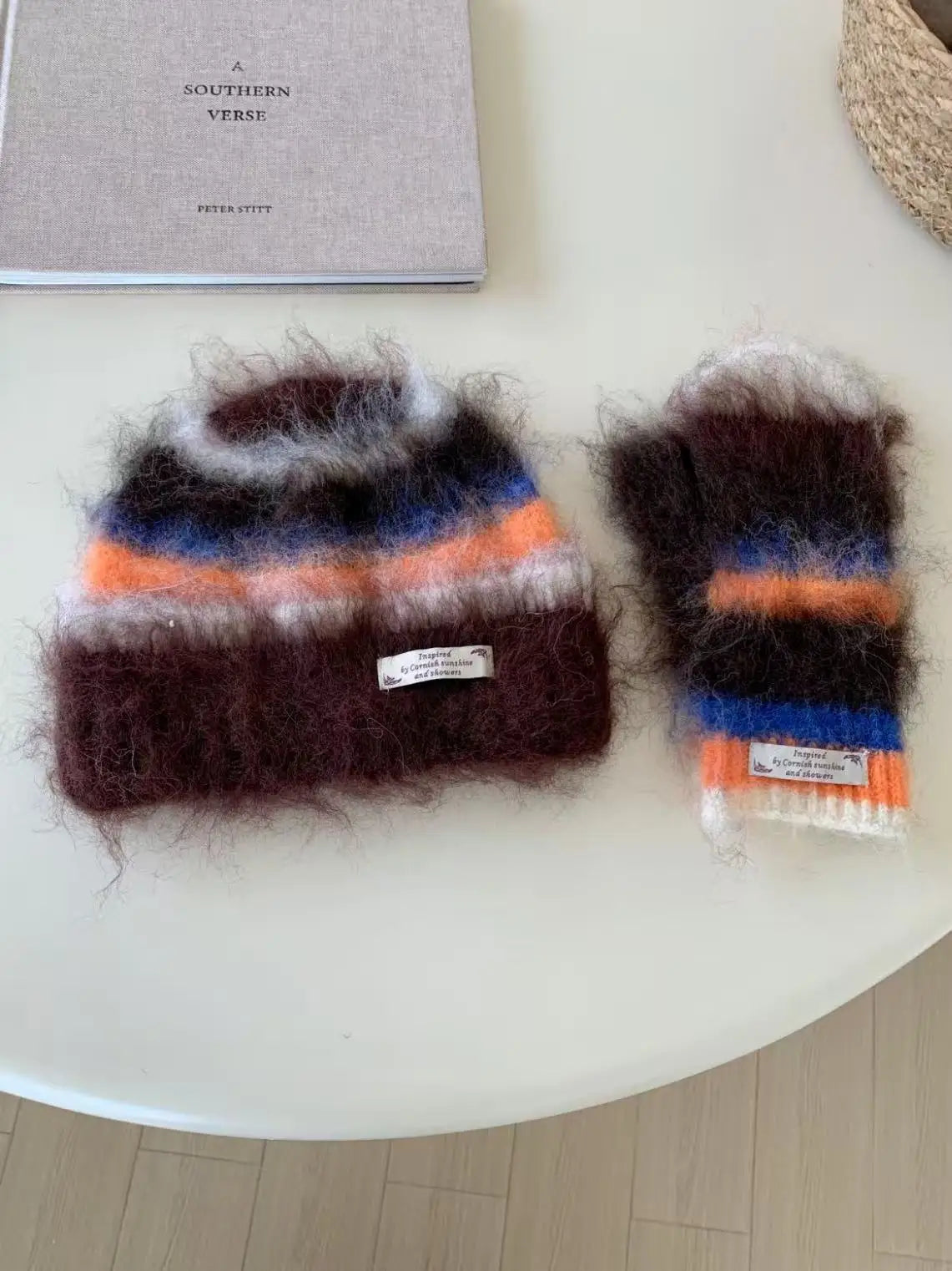Striped Rainbow Beanies & Gloves