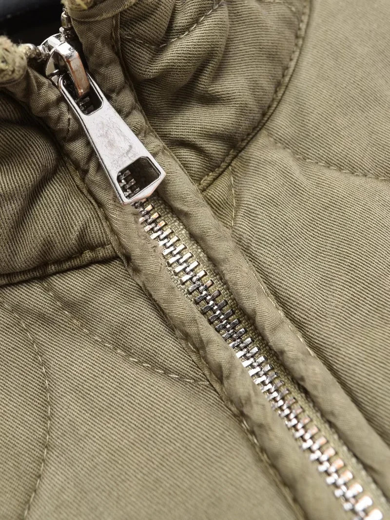 Quilted Oversized Short Jacket