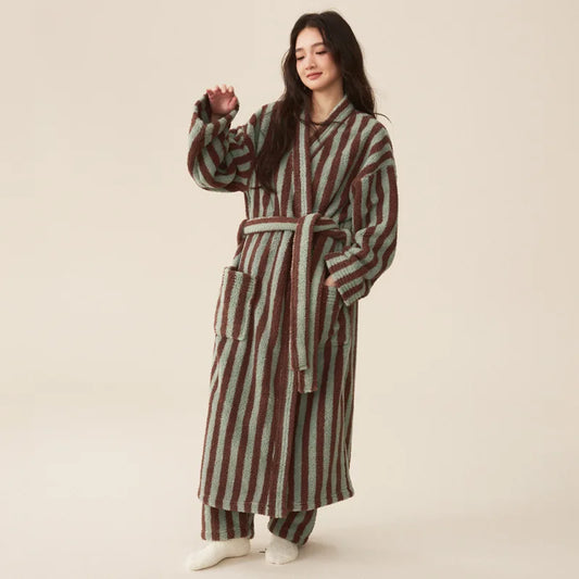 Thickened Flannel Robe