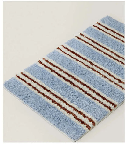 Stripe Tufting Grids Soft Rug