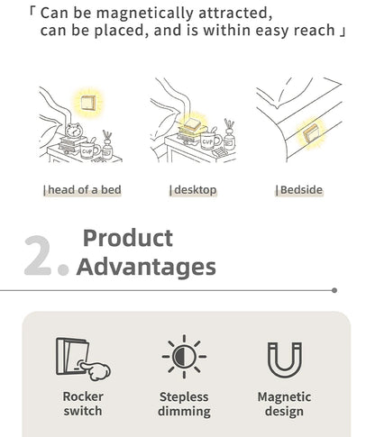 LED Modern Bedside Table Lamp