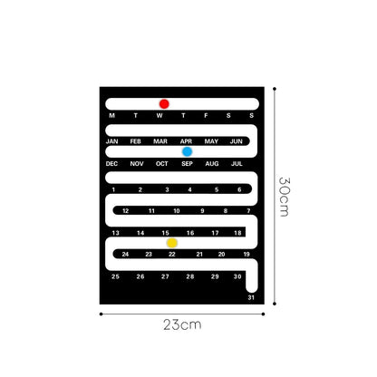 Acrylic Wall-Mounted Calendar