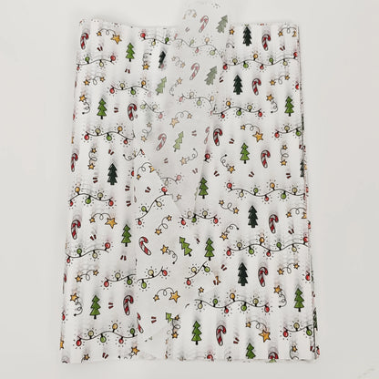 10/20 Sheets of Christmas Lantern Pattern Gift Paper, 20*14inch