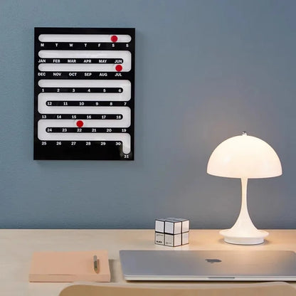 Acrylic Wall-Mounted Calendar