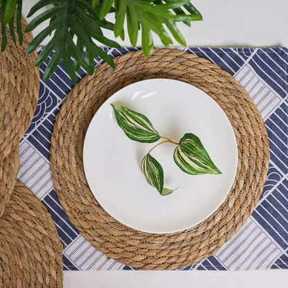 Handwoven Rattan Placemats Round