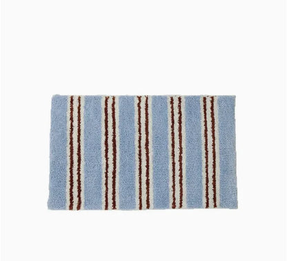 Stripe Tufting Grids Soft Rug