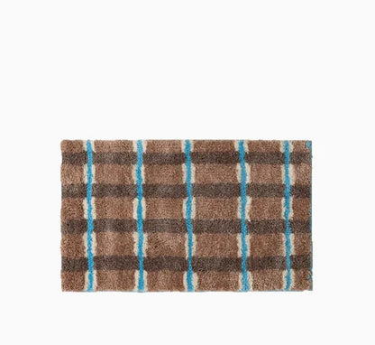 Stripe Tufting Grids Soft Rug
