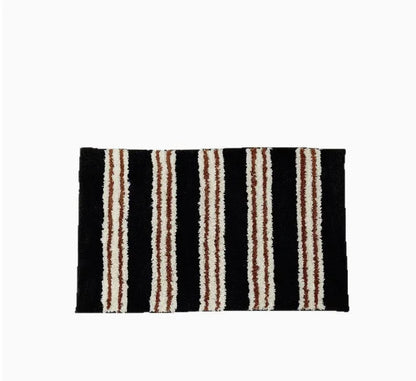 Stripe Tufting Grids Soft Rug