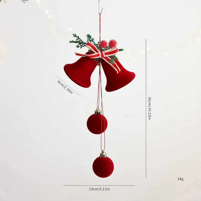 Christmas Ball Ornament Nordic Bells Decorations
