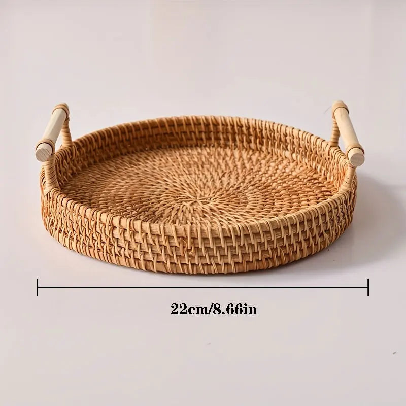 Handwoven Rattan Tray
