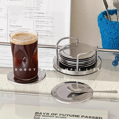 stainless steel coaster set whole use image